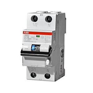 Электро Диф автом ABB 2п 16А