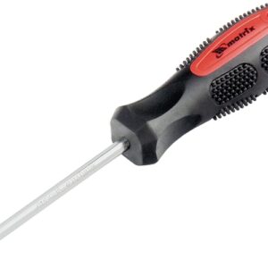 Отвертка Anti-Slip, SL6,0 х 150 мм, CrV, двухкомп. рукоятка MATRIX
