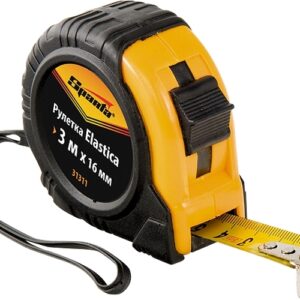 Рулетка Elastica, 3 м х 16 мм, обрезиненный корпус SPARTA