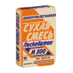 Сухая смесь пескобетон М 300 ГОСТ 28013-98 40 кг