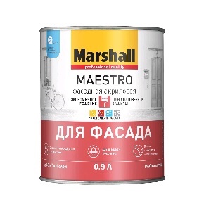 Краска Маршал Маэстро Фасад BC 0,9л