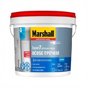 Краска Marshall EXPORT-7 водно-дисперсионная BW 2,5л
