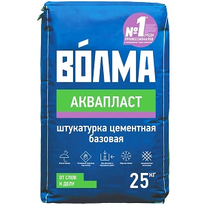 Shtukaturka cementnaya volma akvaplast 25kg