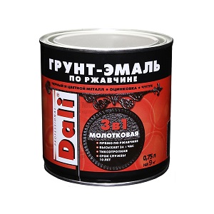 краска молотковая dali