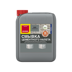 Неомид смывка цементного налета 5 л