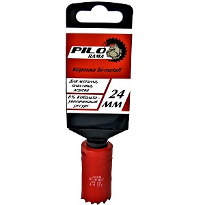 Коронка биметаллическая Pilorama 24мм